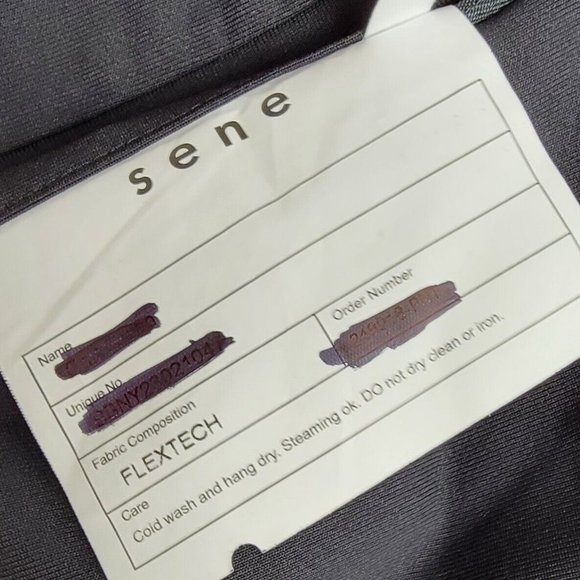 Sene Mens 38X26 Soho Flex Dress Pants Sretch Slacks Golf Suit Sport Tech Black - Picture 3 of 3